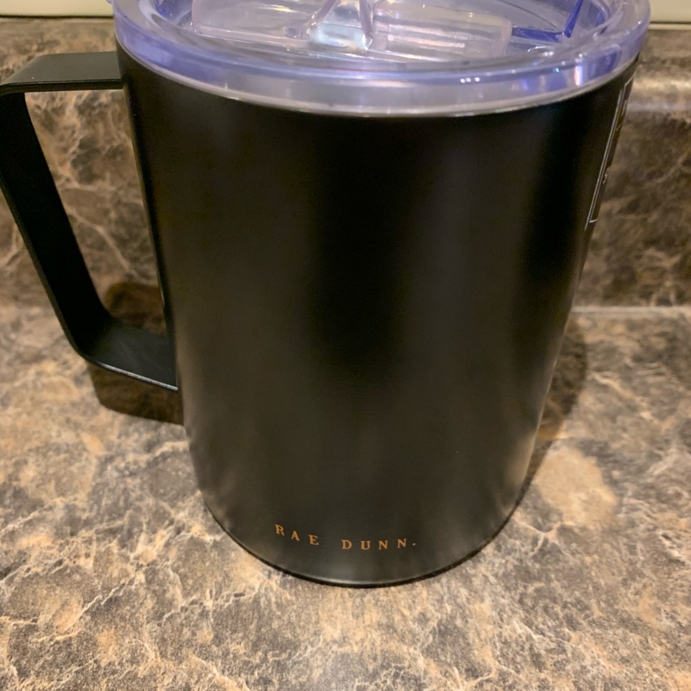 Rae Dunn Halloween Stainless steel black mug - Picture 4 of 4